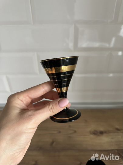 Графин с рюмками богемия, Чехия