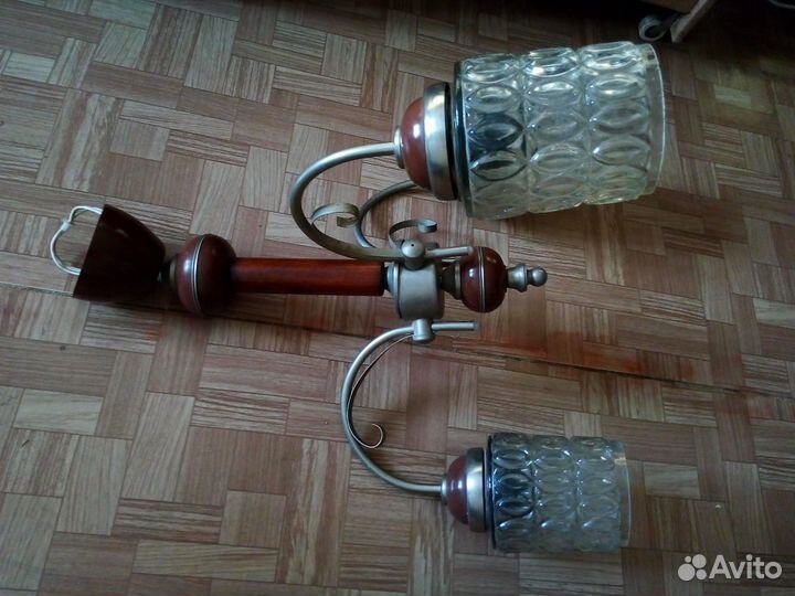 Люстра времен СССР 3 рожковая