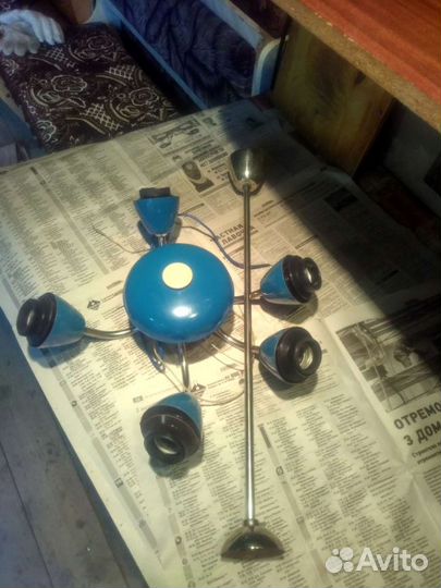 Люстра бу без плафонов