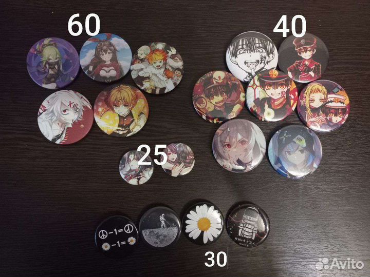 Аниме значки