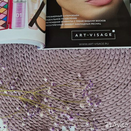 Интерьерная салфетка из полиэфирного шнура