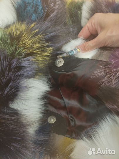 Комплект сумка и варежки новые натуральный мех