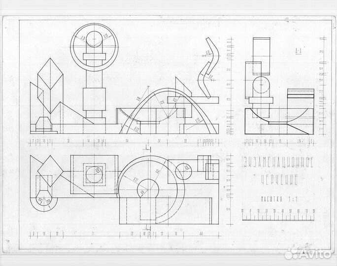 Репетитор по черчению, академическому рисунку