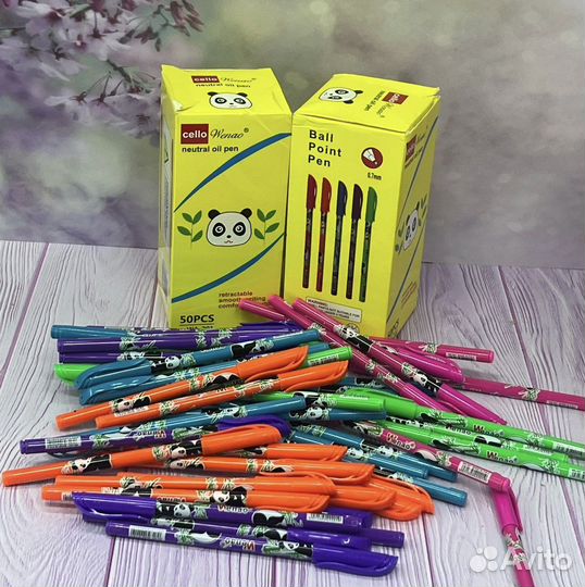 Ручка шариковая цаетной