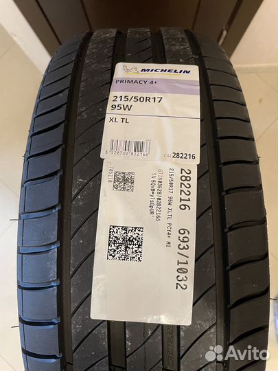 Michelin Primacy 4+ 215/50 R17 95W