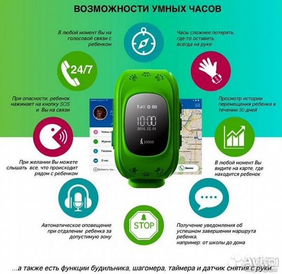 Детские умные часы Smart c гарантией