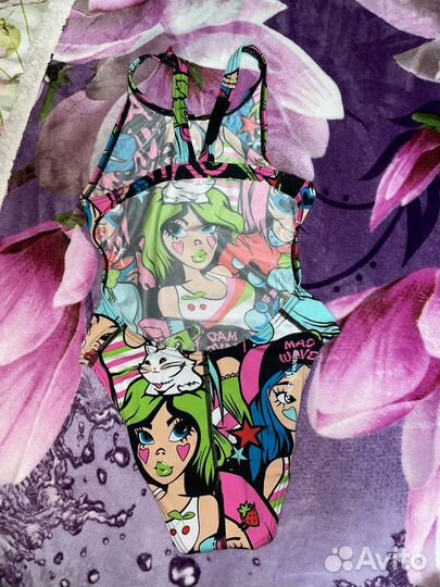 Купальник женский слитный спортивный