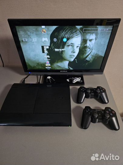 Sony Playstation 3 super slim Hen 500гб + 51 игра
