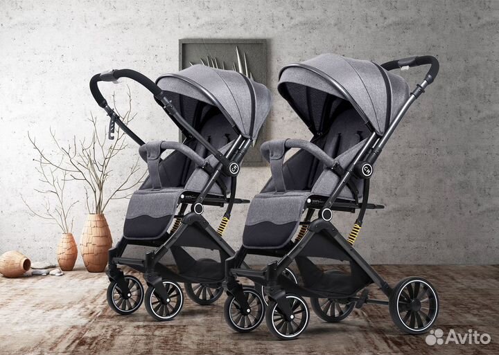 Коляска с перекидной ручкой