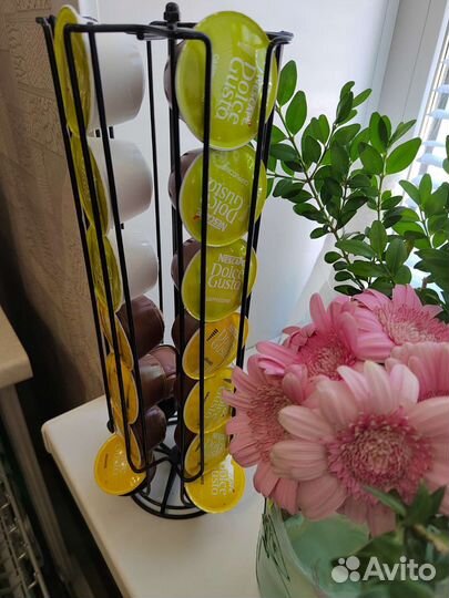 Кофемашина krups genio s plus+подставка+капсулы