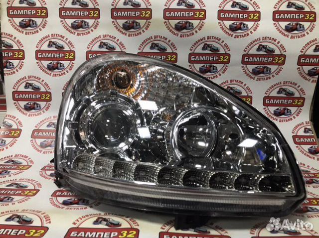 Фара для Приора с линзой и ходовым огнём