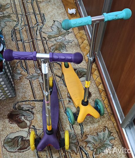 Детские самокаты 3-х колесные