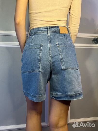 Женские джинсовые шорты 42 zarina новые
