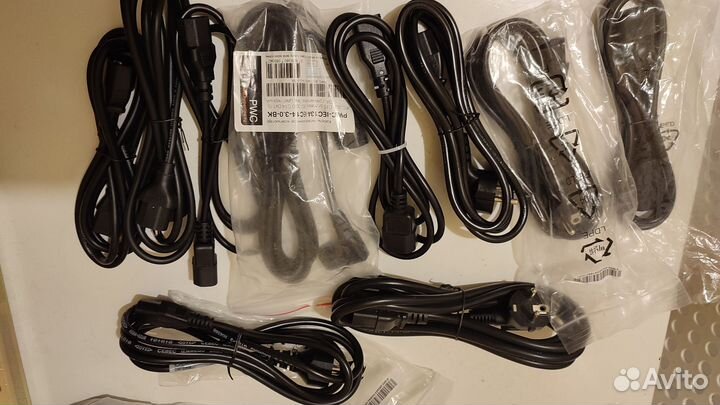 Кабели питания C13-C14, C13 - Schuko, C19 - Schuko