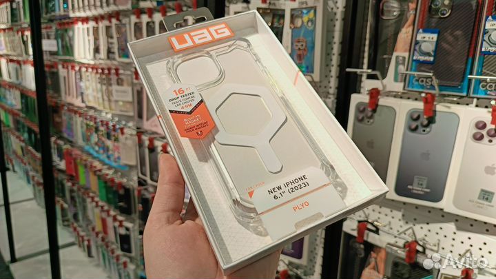 Оригинальный чехол UAG iPhone 15 MagSafe