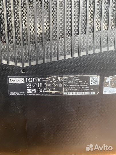 Ноутбук Lenovo Y520 15ikbn