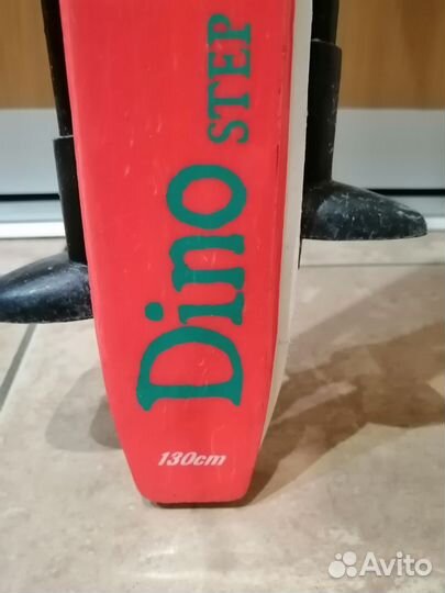 Комплект лыжи рост 130 и ботинки размер 30