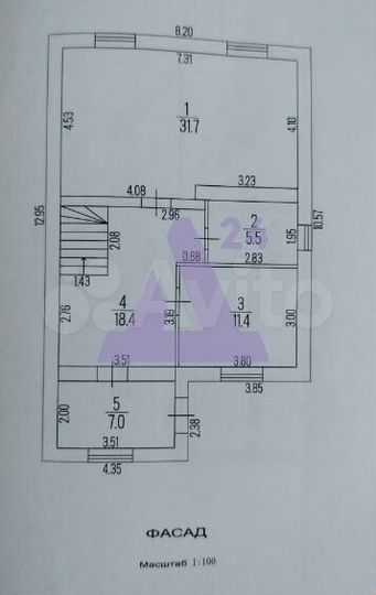 Дом 155 м² на участке 6 сот.