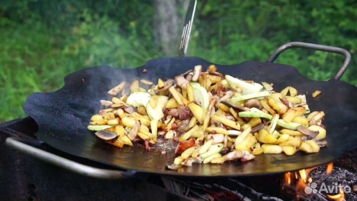 Садж сковорода из бороны д 420 мм