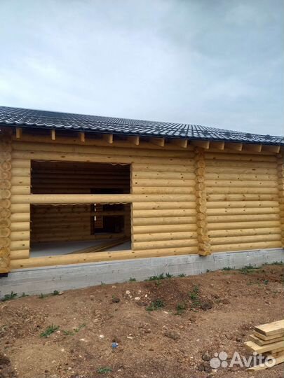 Бревно оцилиндрованное напрямую с производства