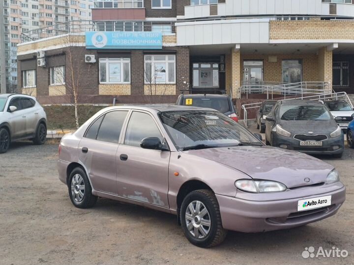 Hyundai Accent 1.3 МТ, 1997, 188 123 км
