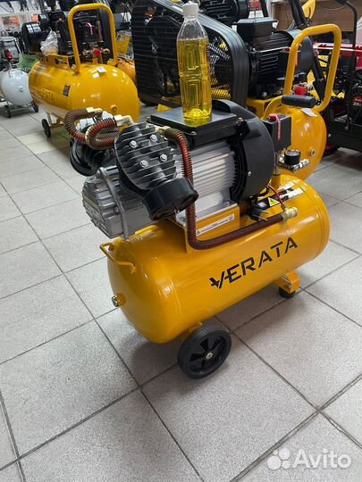 Компрессор воздушный 440 л/мин, бак 50л, 10 бар