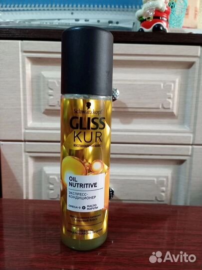 Спрей для волос gliss KUR новый