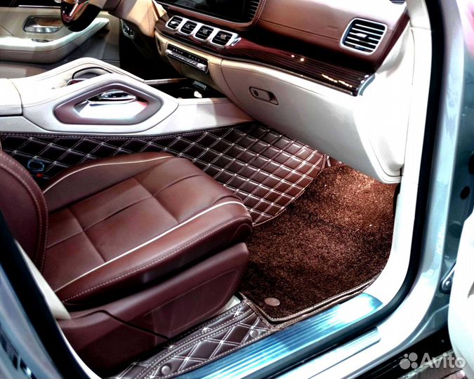 Автоковрики на Mercedes-Benz Maybach GLS 2021г