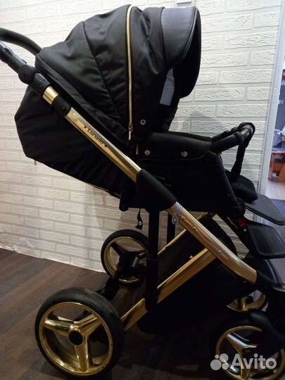 Коляска Adamex 2в1+автокресло и трость в подарок