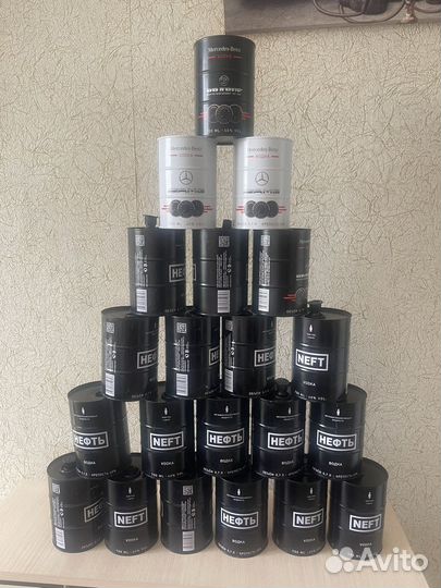 Банки из под водки нефть