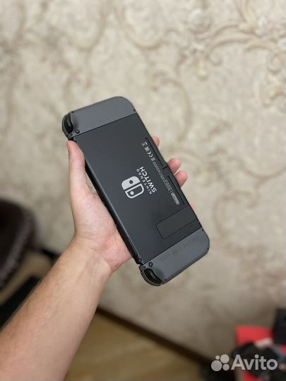 Nintendo switch rev 2 прошитая + жирный комплект