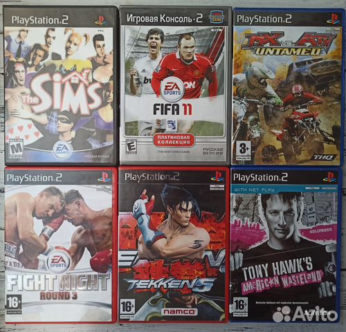 Диски на PS2