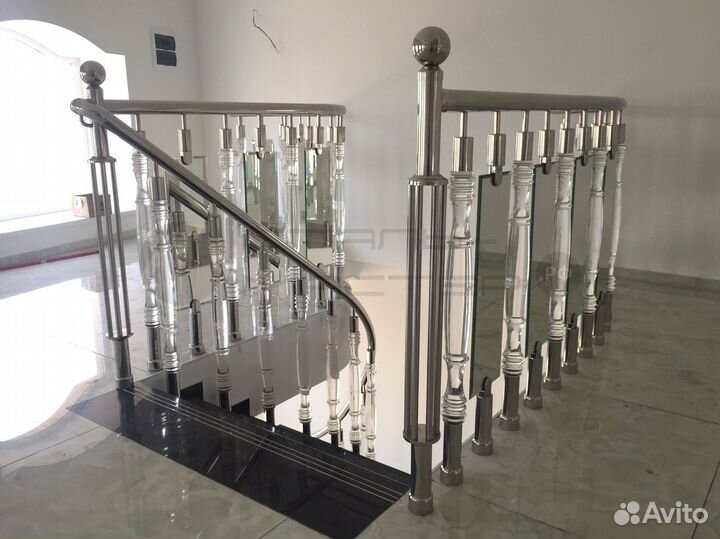 Перила ограждения из нержавейки