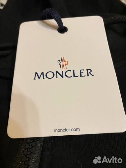 Зип худи Moncler черная