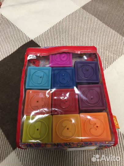 Резиновые кубики Battat