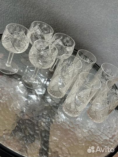 Хрустальные стаканы