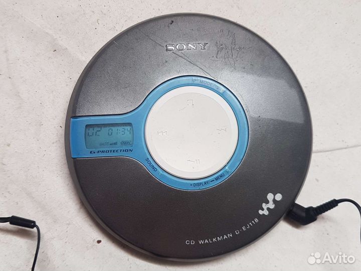 CD Плеер sony walkman d-ej118
