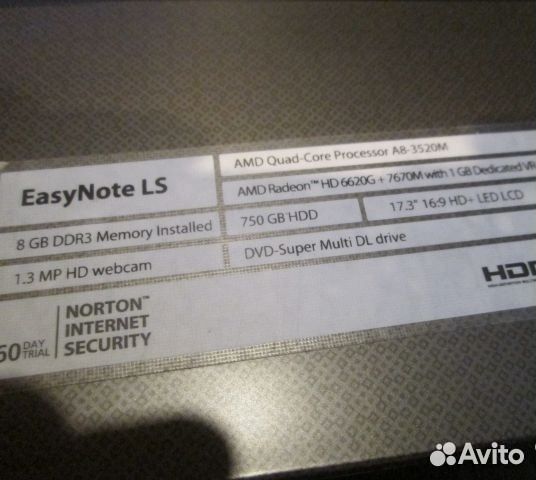 Packard Bell EasyNote LS13 AMD