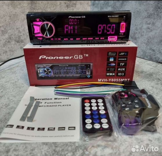 Автомагнитола Pioneer с bluetooth