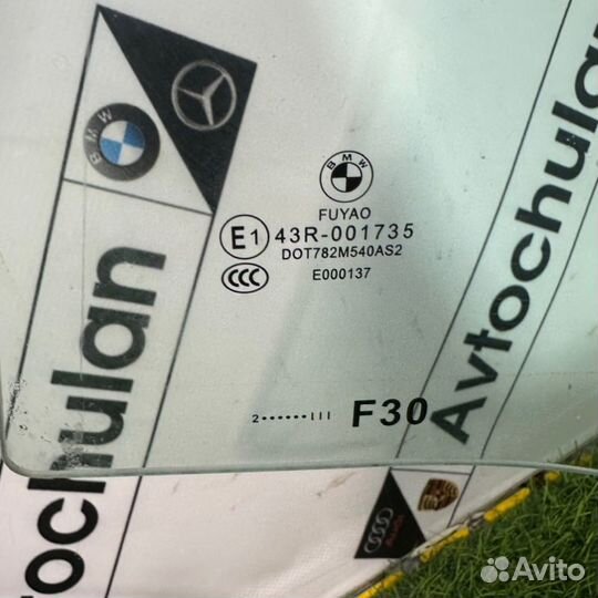 Стекло двери заднее левое Bmw 3-Series F30 2012