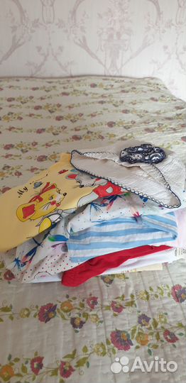 Одежда на малышку пакетом.Размер 86