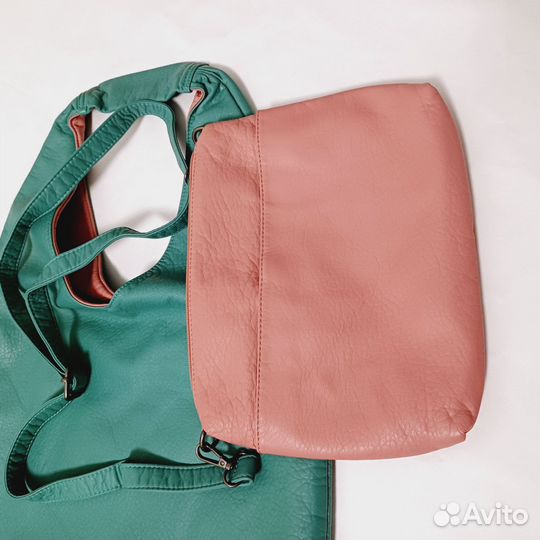 Сумка шопер кожа