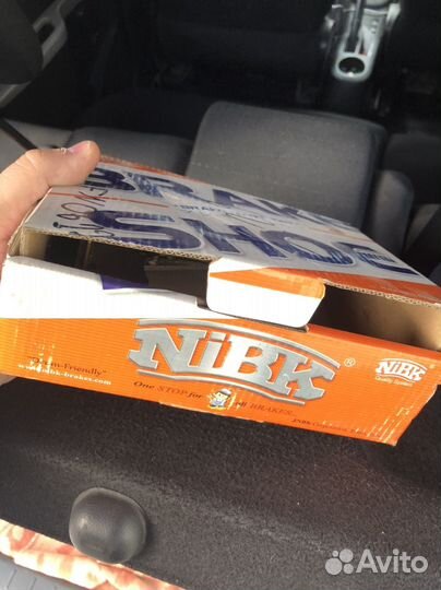 Задние тормозные колодки toyota yaris nibk