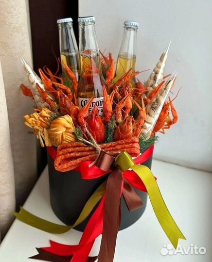 Букет из морепродуктов/ из крабов,раков,креветок
