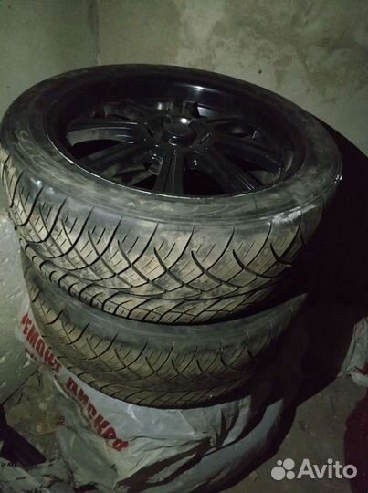 Колеса r22 диски 22 радиус Black Rhino, шины Nitto