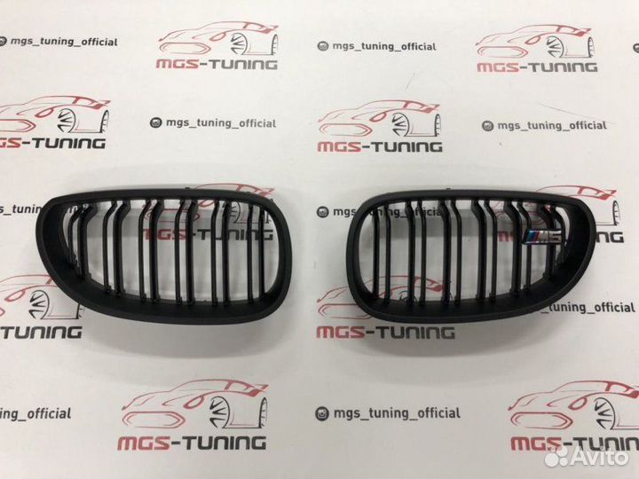Решетка BMW 5 серии е60 в стиле М5 черная матовая