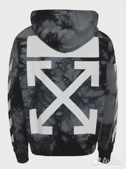 OFF-white худи чёрно-серое 50 237344