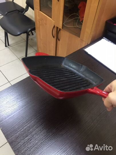 Чугунная сковорода гриль