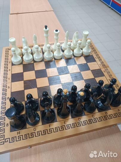 Шахматы СССР карболитовые