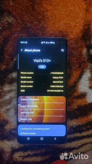 Samsung Galaxy S10+, 8/128 ГБ